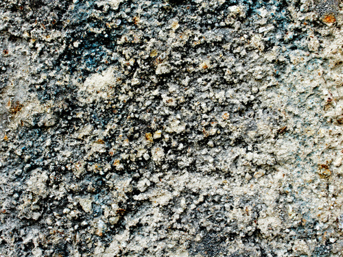 The walls made of cement are not smoothed so they display an interesting texture to be used as a background.