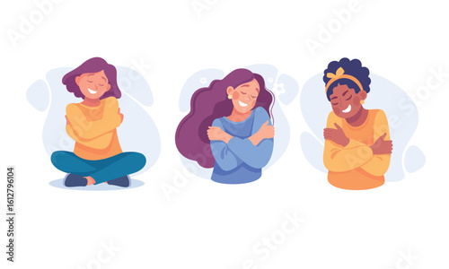 Joyful and Diverse Women Embracing the Power of SelfLove, Happiness, and Togetherness
