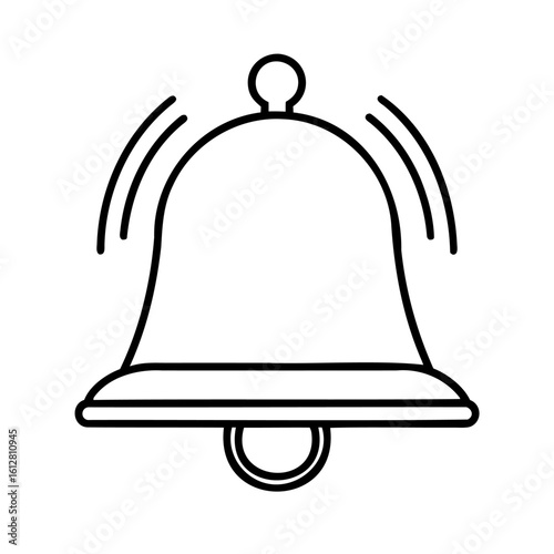 Ringing bell icon sound notification