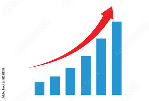 business graph with arrow. Free Download business graph with arrow. - GFXLoad