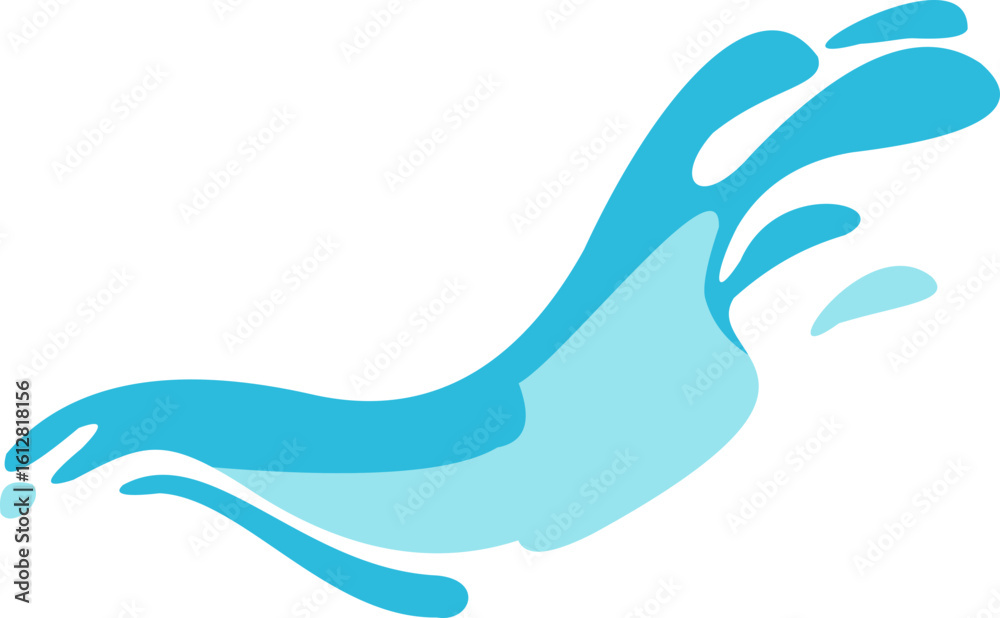 Obraz premium Water Splash Element