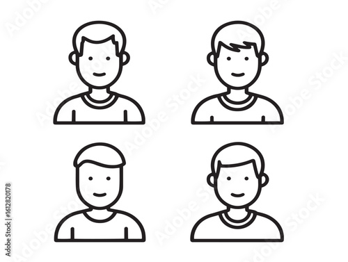 Flat vector illustrations of business teamwork collaboration
