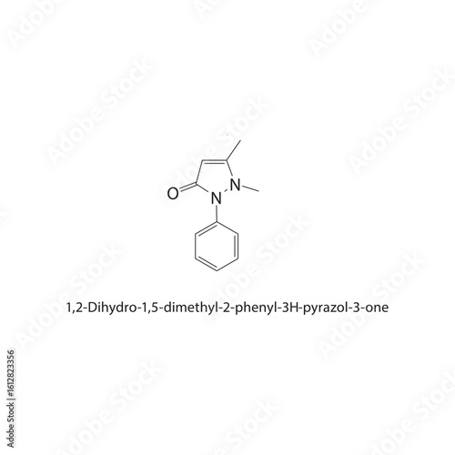 2-(Difluoromethoxy)-1,1,1-trifluoroethane skeletal structure. Fluoroether compound schematic illustration. Simple diagram, chemical formula.