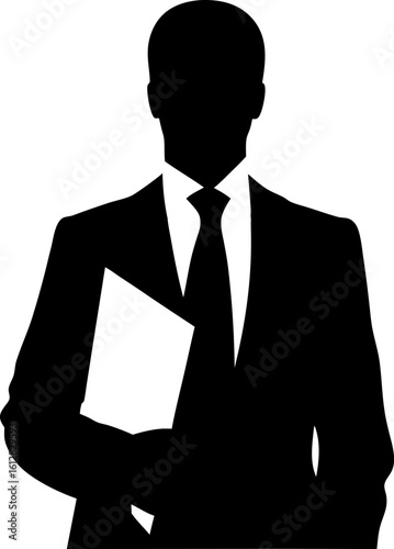 Confident Professional with Folder