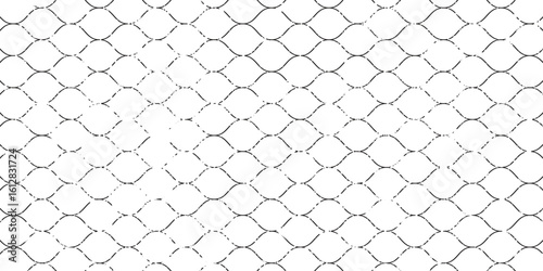 Mesh texture for fishing nets. Grunge pattern for sportswear or soccer goal, volleyball net, basketball hoop, hockey, athletics. Mesh background modern