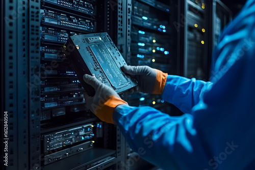 Server Technician Maintenance Storage Device Installation Repair Optimization Work