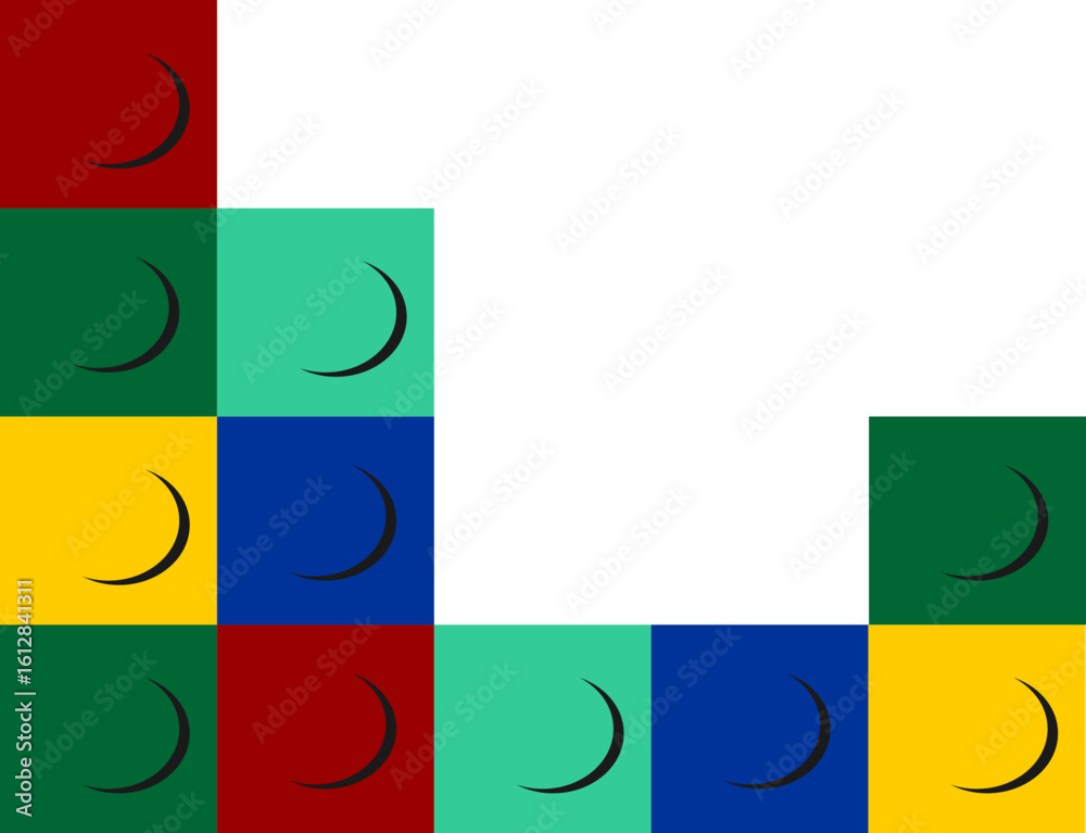 Naklejka premium Lego Blocks Corner