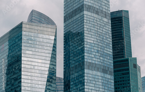 Wallpaper Mural blue wall business buildings architectural background Torontodigital.ca