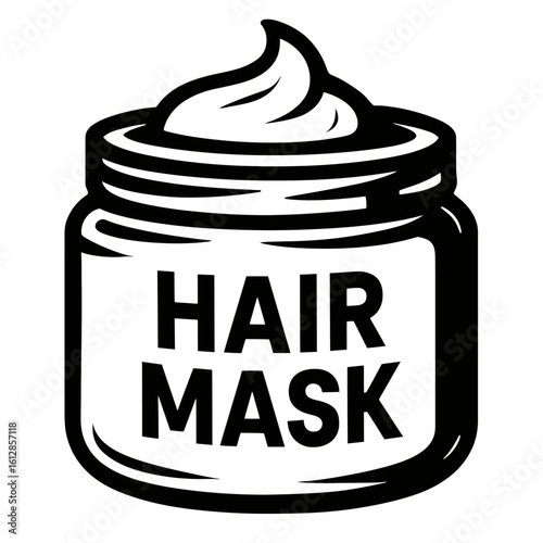 Hair Mask Jar for Deep Conditioning - Essential Product for Hair Care and Treatment