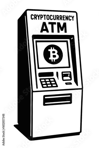 Cryptocurrency ATM - Bitcoin Machine for Digital Cash Transactions