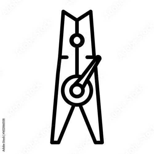 Clothes Pin icon vector image. Can be used for House Cleaning.