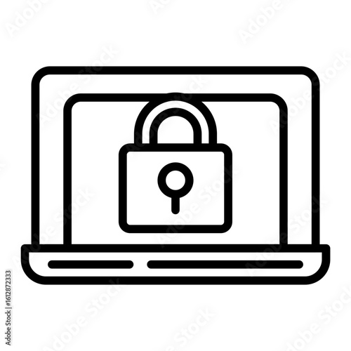 Cyber Security icon vector image. Can be used for Web Hosting.