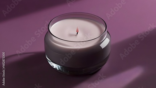 burning candle on a dark background
