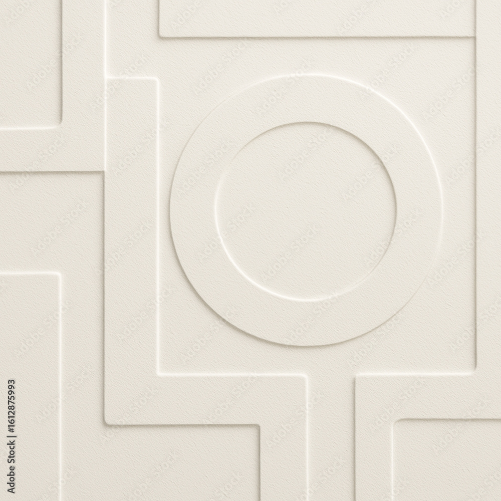 Modern Geometric White Wall Panel Texture Modern Geometric White Wall Panel Texture