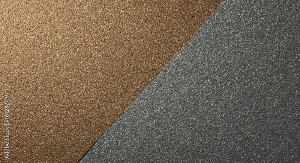 Fototapeta premium Close-up of Textured Metal Surface in Brown and Gray with Fine Grain Details