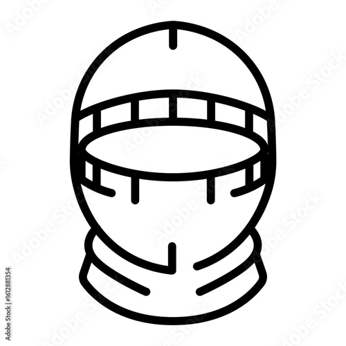 Balaclava icon vector image. Can be used for Prison.