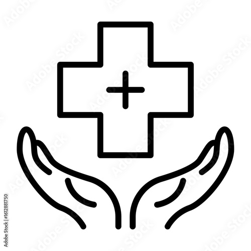 First Responder icon vector image. Can be used for Natural Disaster.