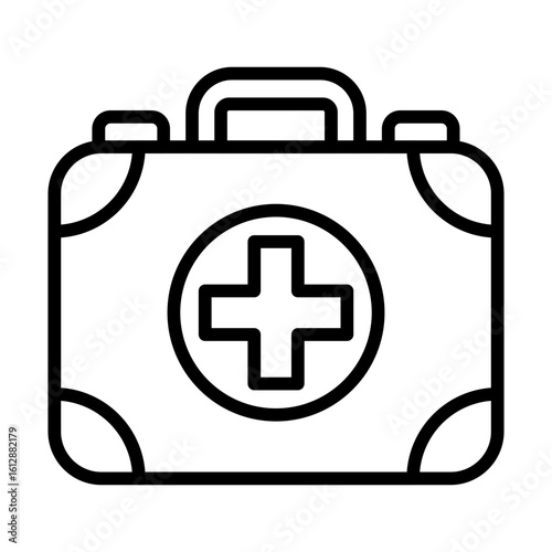 First Aid Kit icon vector image. Can be used for Natural Disaster.