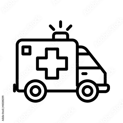 Ambulance icon vector image. Can be used for Natural Disaster.
