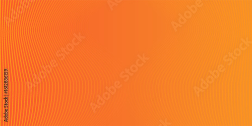 Vector abstract background with dynamic orange waves, lines and particles. vector
