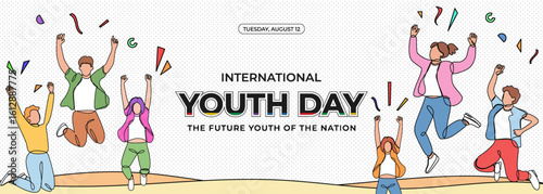 Celebrating International Youth Day With Joyful Activities and Enthusiastic Expressions