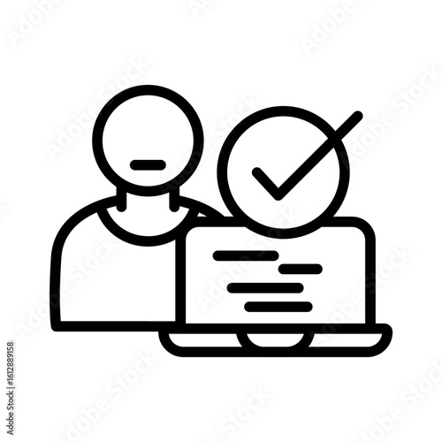 User Acceptance Testing icon vector image. Can be used for Quality Assurance.