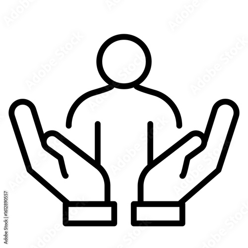 Empowerment icon vector image. Can be used for Leadership.