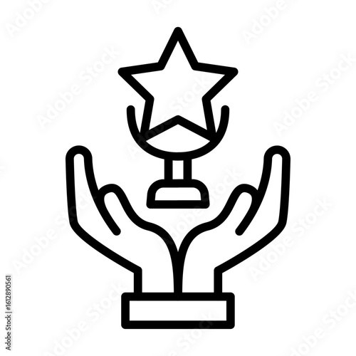 Excellence icon vector image. Can be used for Leadership.