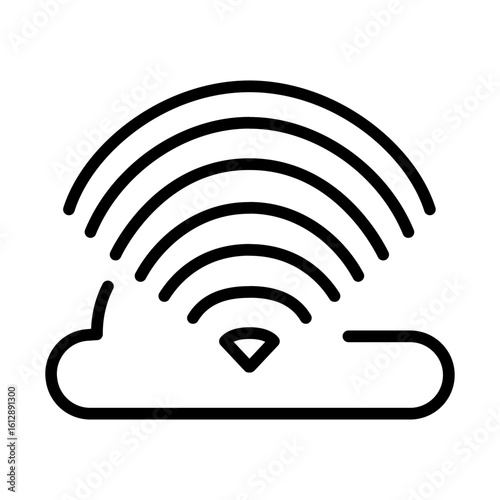 Network Speed icon vector image. Can be used for Networking.