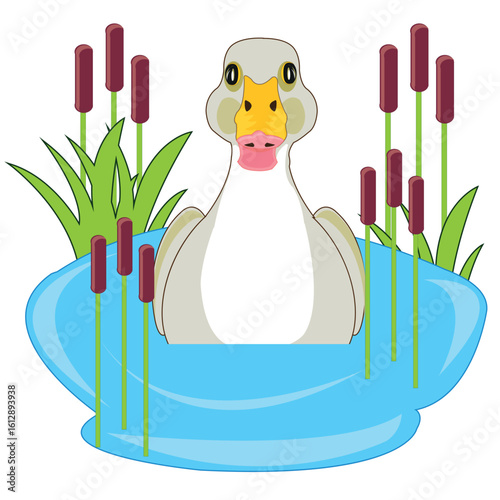 duck in water.eps