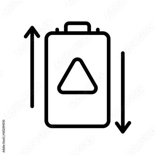 Battery Recycling icon vector image. Can be used for Earth Day.