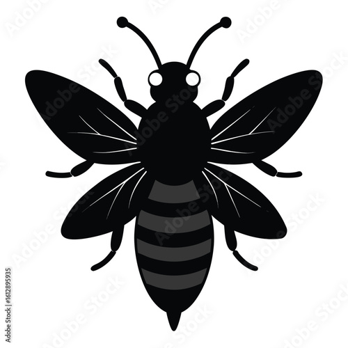 Wallpaper Mural Bee icon, insect vector, honey bee silhouette, pollinator graphic, nature insect symbol, beekeeping illustration
 Torontodigital.ca