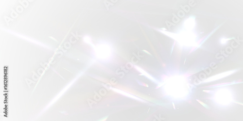 Photos png sunlight creates a stunning aurora through transparent prism and caustic sha