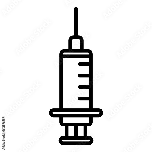 Vaccination Syringe icon vector image. Can be used for Infectious Diseases.