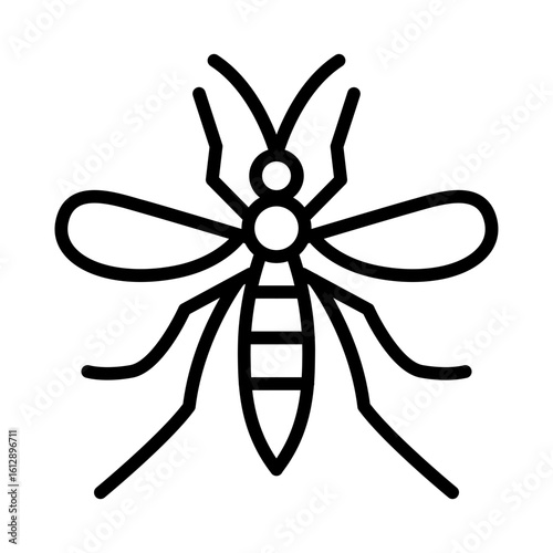 Vector-Borne Disease icon vector image. Can be used for Infectious Diseases.