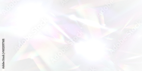 png minimal light prism splash texture with colourful sparkle and glare from magic lens dispersion over white surface and crystal rainbow caustics

