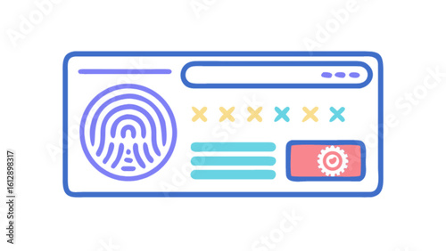 Unlock security with fingerprint access control and password protection for secure user authentication system