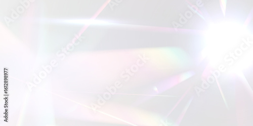 png magic sparkle and rainbow light dispersion on diagonal abstract background with crystal prism texture and neon filter effect

