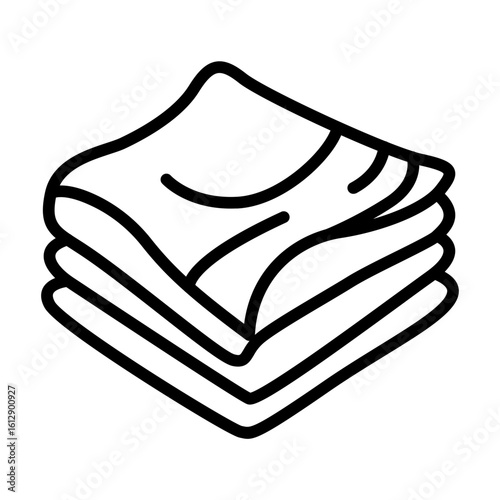 Fabric Layers icon vector image. Can be used for Fabric Features.