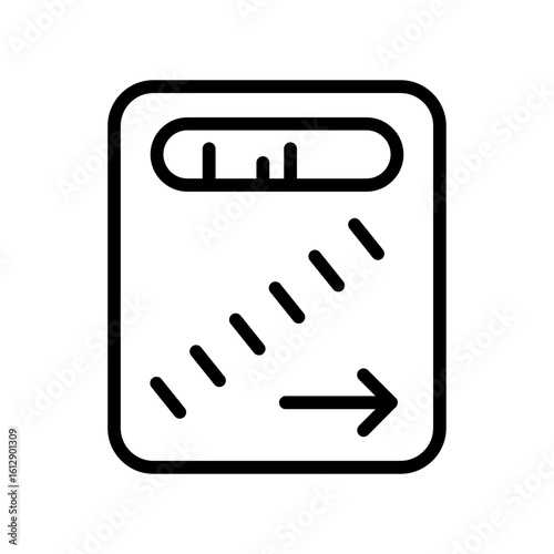 Shrink icon vector image. Can be used for Fabric Features.