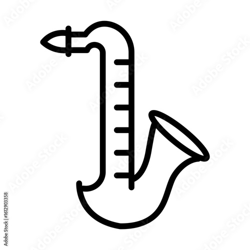 Saxophone icon vector image. Can be used for Instrument.