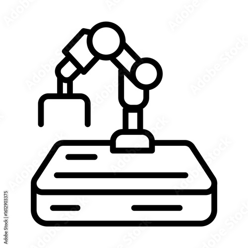 Automatic icon vector image. Can be used for Manufacturing.