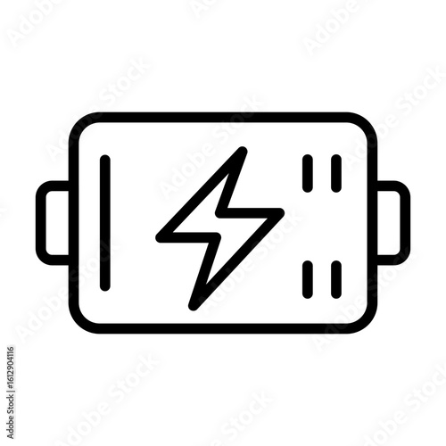 Battery Unknown icon vector image. Can be used for Battery and Power.