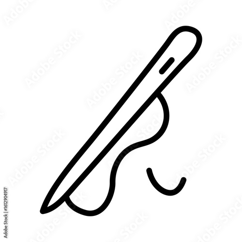 Needle icon vector image. Can be used for Shoemaker.