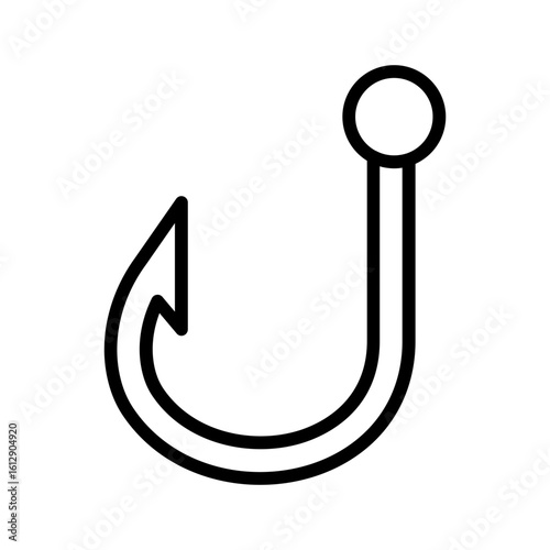 Hook icon vector image. Can be used for Shoemaker.