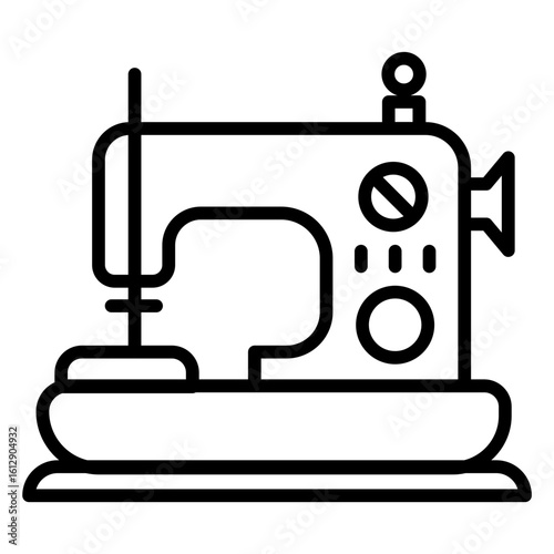 Overstitch icon vector image. Can be used for Shoemaker.
