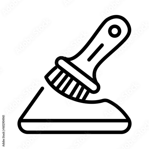 Sand Paper icon vector image. Can be used for Shoemaker.