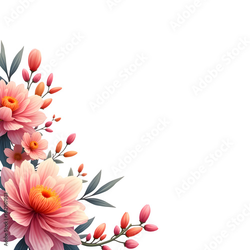 floral background with flowers