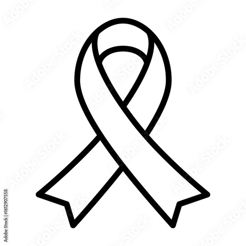 Ribbon icon vector image. Can be used for Baby Shower.