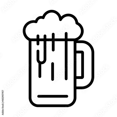 Craft Beer icon vector image. Can be used for Bowling.